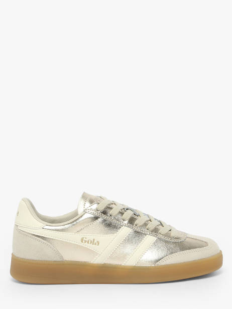 Sneakers Uit Leder Gola Goud women CLB783